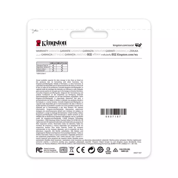 Memoria Usb Kingston 128 Gb Metal 3.2