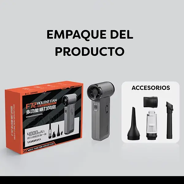 Ventilador Soplador Multifuncional F72