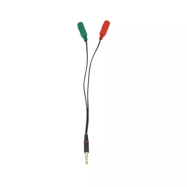Cable Audio Plug 3.5 Mm Macho A 2x 3.5 Mm Hembra
