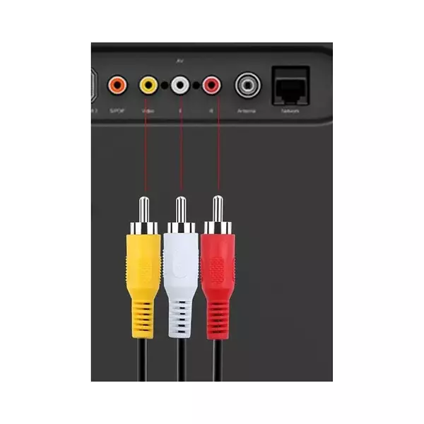 Cable De Audio Y Video 3 Rca A 3 Rca